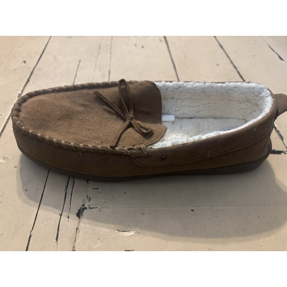 Dockers mens moccasins size XL size 13-14W brown slipons